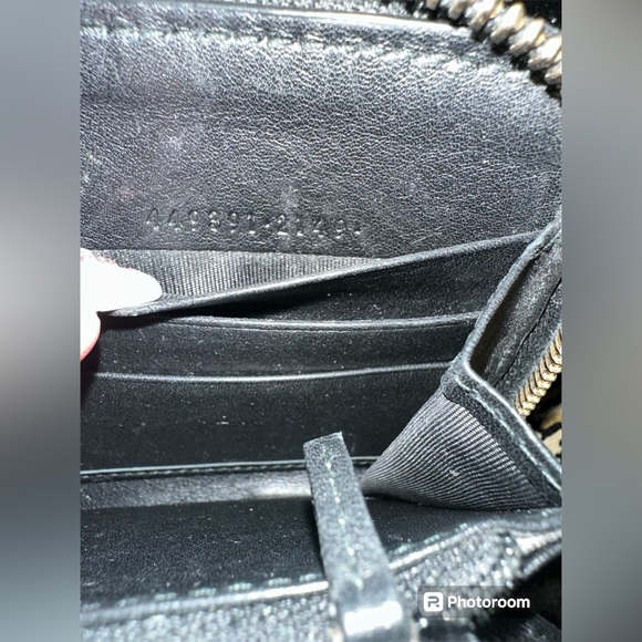 GUCCI micro guccissima full zip wallet! LIKE NEW! - Picture 8 of 9
